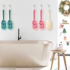 2pack Back Scrubber For Shower  Loofah On A Stick As Shower Brush Exfoliating