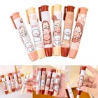 6pcs Cute Retractable Erasers Pen Cartoon Rubber Eraser For Kid Writing Drawing