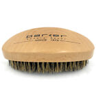 Parker Premium Boar Bristle Beard   Hair Brush With Beechwood Contoured Handle