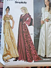 Victorian Cottage 70s Retro Austen Dress Costume Sewing Pattern 6-12 Uncut