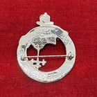 Scottish Per Mare Per Terras Crest Crown Cross Badge Kilt Pin Brooch 2   
