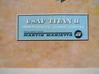 Vintage Lockheed Martin Marietta Titan Ii Rocket Launch Poster Nasa 24x20