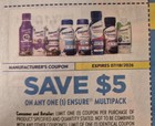 Ensure  5 Off 1 Any Multipack    3 Off 1 Max Protein Bottle Or Multipack 7 18 26