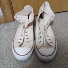Vintage Chuck Taylor All Star Converse Made In Usa 11 5 White High Tops 80s 90s