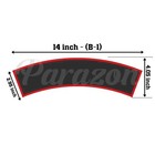 Custom Embroidered Top Rocker Sew On Patch Motorcycle Biker Badge 14   b -1 