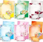 Anzon Mories 72 Pieces Cute Stationary Writing Paper And Envelope Set  2 Side   