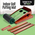 Palladium Golf Indoor Putting Mat With Ball Return  10ft