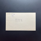 Gene Ford Signed Index Card Jsa Loa Boston Chicago White Sox 1936-1938