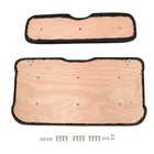 Black Golf Cart Front Seat Bottom Back Cushion Set For Ezgo Rxv 2008-up