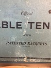 Vintage 1930s Marks Brothers Table Tennis Set Complete W  Box Net Paddles   