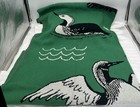 Bird Collective Blanket Loons Of North New 50  Recycle Cotton 50  Recycle Poly