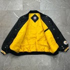 90s Vintage Pittsburgh Steelers Jacket Mens Medium Embroidered Game Day Bomber