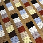 New Afghan Granny Square Throw Blanket Multi Color 48 X 52 