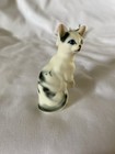 Vintage Black And White Cat And 2 Kittens Figurines