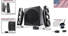 2 1 Multimedia Speaker System With Subwoofer