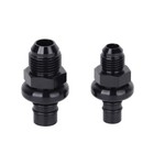 Lokocar 6an And 8an Fuel Rail Adapter Kit Fits 1986-1998 Mustang Billet Black