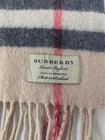 Burberry Cashmere Check Scarf Beige Unisex   Authentic Nova Plaid   Clean   Soft