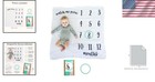 Lightweight Baby Milestone Blanket   Fun 1-12  Photography Prop