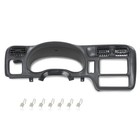 Double Din Dash Radio Cluster Bezel Gray Fit For 98-05 S10 Blazer Jimmy Sonoma