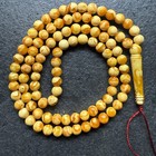 Baltic Amber Misbaha 99 Beads Landscape Islamic Prayer 12 49g