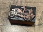 Printing Letterpress Printers Block Early Automobile Antique Copper Car  2083 