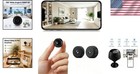 Mini Security Camera With Wide Angle Lens  Perfect For Covert Monitoring  2 Pack
