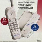 Vintage Bellsouth 25 Channel Cordless Phone 33012 White 1995