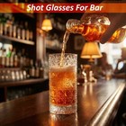 24 Pcs Shot Glasses Bulk 1 4 Oz Small Vintage Shot Glasses With Heavy Bottom    