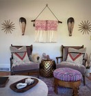 Textile Art Woven Wall Hanging Vintage Guatemalan Huipil Mexican Folk Art Decor