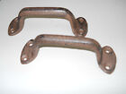 1 Cast Iron Antique Style Rustic Barn Handle  Gate Pull  Shed   Door Handles Hd