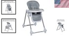 Versatile Grow-with-me High Chair With Multiple Recline   Adjustability Options