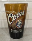 Vintage Large Original Coors Banquet Beer Amber Colored Pint Glass