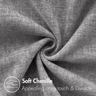 Miulee Pack Of 2 Couch Throw Pillow Covers 18x18 Inch Soft Dark Gray Chenille