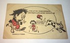 Antique   Vintage Odd Cartoon - Crying Child  Angry Father Postcard  P  Gordon  