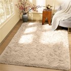 Fluffy Rugs Large Shaggy Rug Bedroom Living Room Anti-slip Soft Carpet Floor Mat