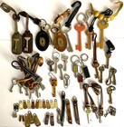 Lot Fossil Replacement 32 Bag Charm Key  Fob Hangtag   Zipper Pull Hardware 1954