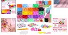 Kids Rubber Band Bracelet Making Kit With 21 Colors And Fun Accessories Included