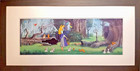      Disney Sleeping Beauty Limited Ed Hand Painted Cel Briar Rose In The Forest