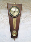German Barometer Jason Weather Station Wood Brass Germany Vintage Prop