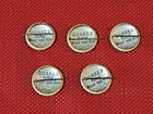 Quaker Puffed Wheat   Rice Paramount Star Button Pins Lot Of 5 Stars  Reagan