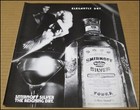 1990 Smirnoff Silver Private Reserve Vodka Print Ad Vintage Advertisement
