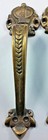 4 X  p10 Solid Brass Large Crown Handles 6-3 4  Pulls Door Cabinet Ant  Style 