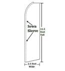 Welcome Advertising Feather Flag Swooper Flutter Banner Super Flag Open 24 7