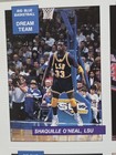 1990 Shaquille O neal High Grade Kentucky Big Blue Wildcats Rc Card Sheet Rare