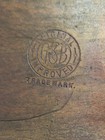 Antique Violin Gsb Signed Wooden   coffin Case   Case Only  31 