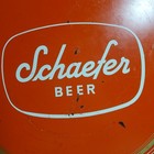 Vintage Schaefer Beer 12    Serving Tray Brooklynn  Ny 1960-1970
