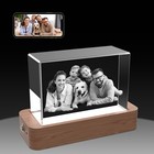 Personalised 3d Cube Crystal Photo Gifts  Birthday Wedding Anniversary Presents