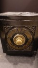 Antique Cast Iron  safe Deposit  Bank - Henry Hart Ca  1890