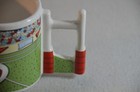 3d Football Coffee Mug Ceramic Cup With Goal Post Goal Handle 4  Tall