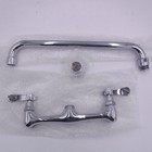 Regency Wall Mount Faucet With 14  Swing Spout And 8  Centers